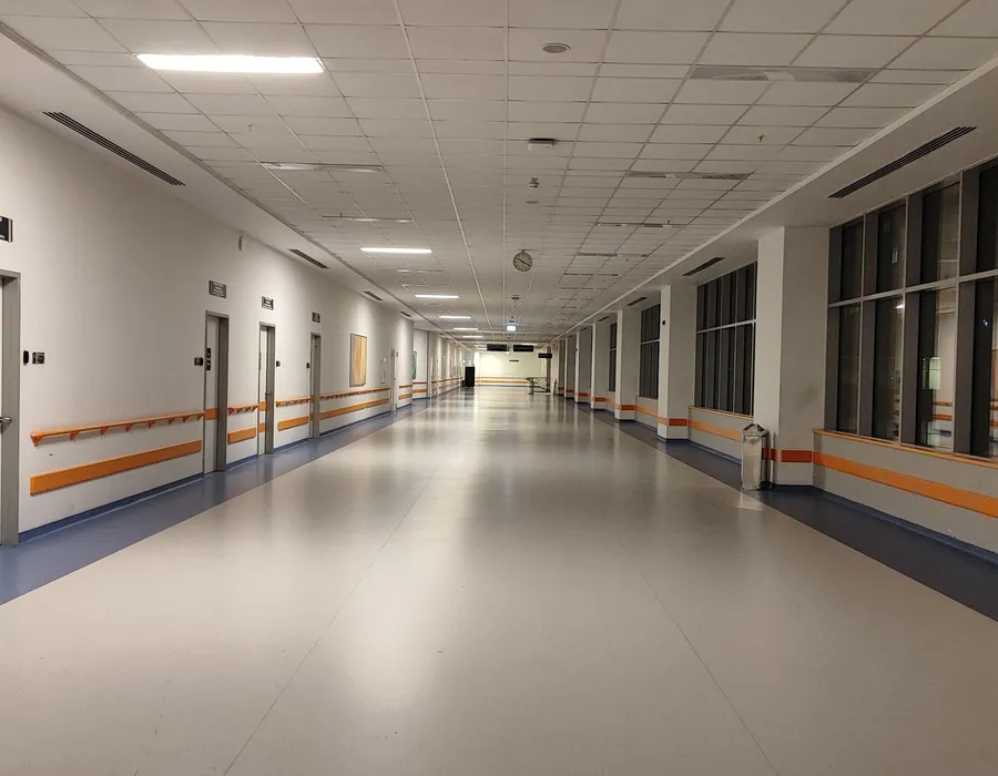 Healthcare-grade RO water system maintained at a hospital in Lucknow