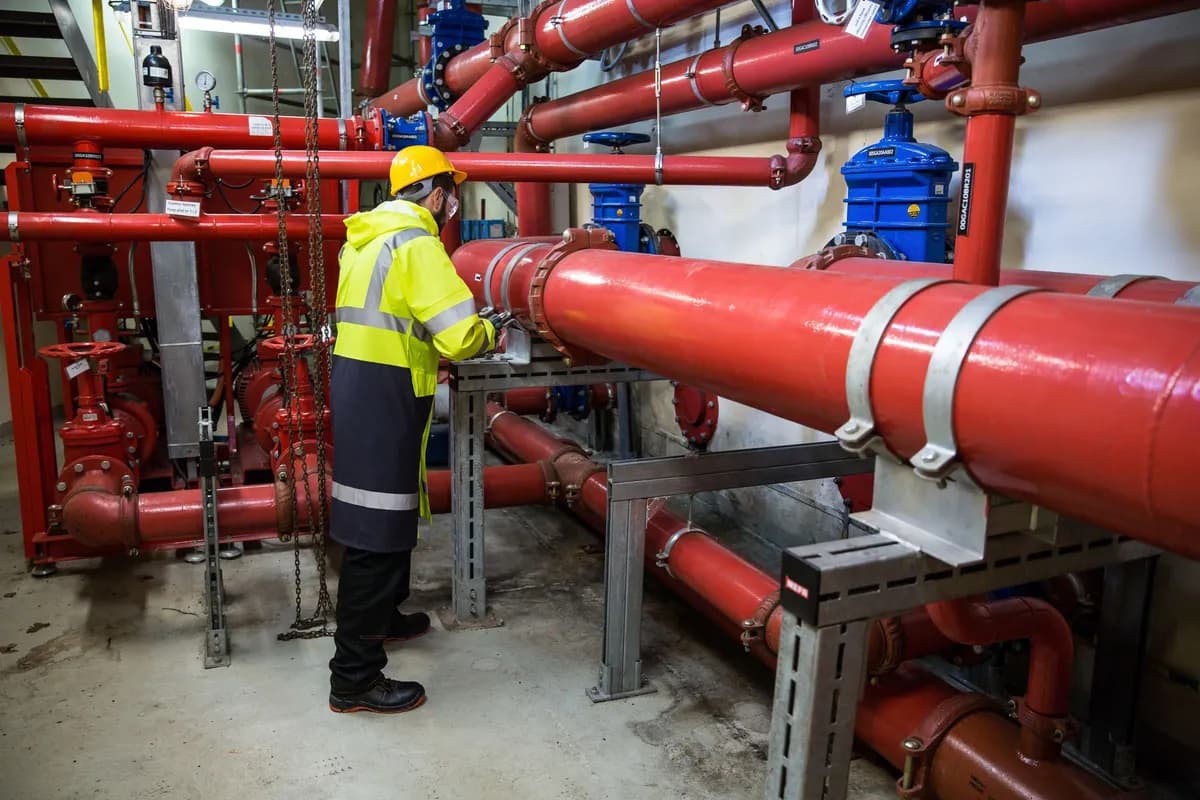 RO Repair Lucknow engineer carrying out a free commercial RO inspection at a client site
